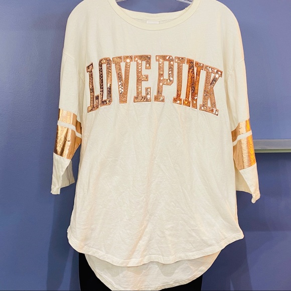PINK Victoria's Secret Tops - PINK Victoria's Secret Bling Shirt